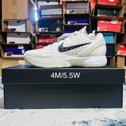 Nike Kobe 6 Protro 'Sail All-Star' size 4M/5.5W FQ3546-100