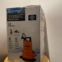 Everbilt Utility Pump 1/4 Horsepower