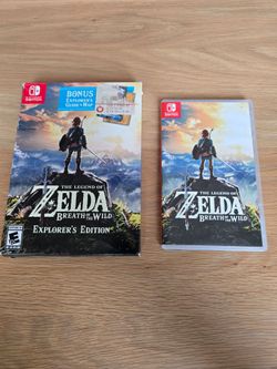 Zelda breath of the wild with box
