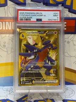 Cynthia's Garchomp EX Hyper Rare 241/182 PSA 9, Scarlet & Violet Destined Rivals