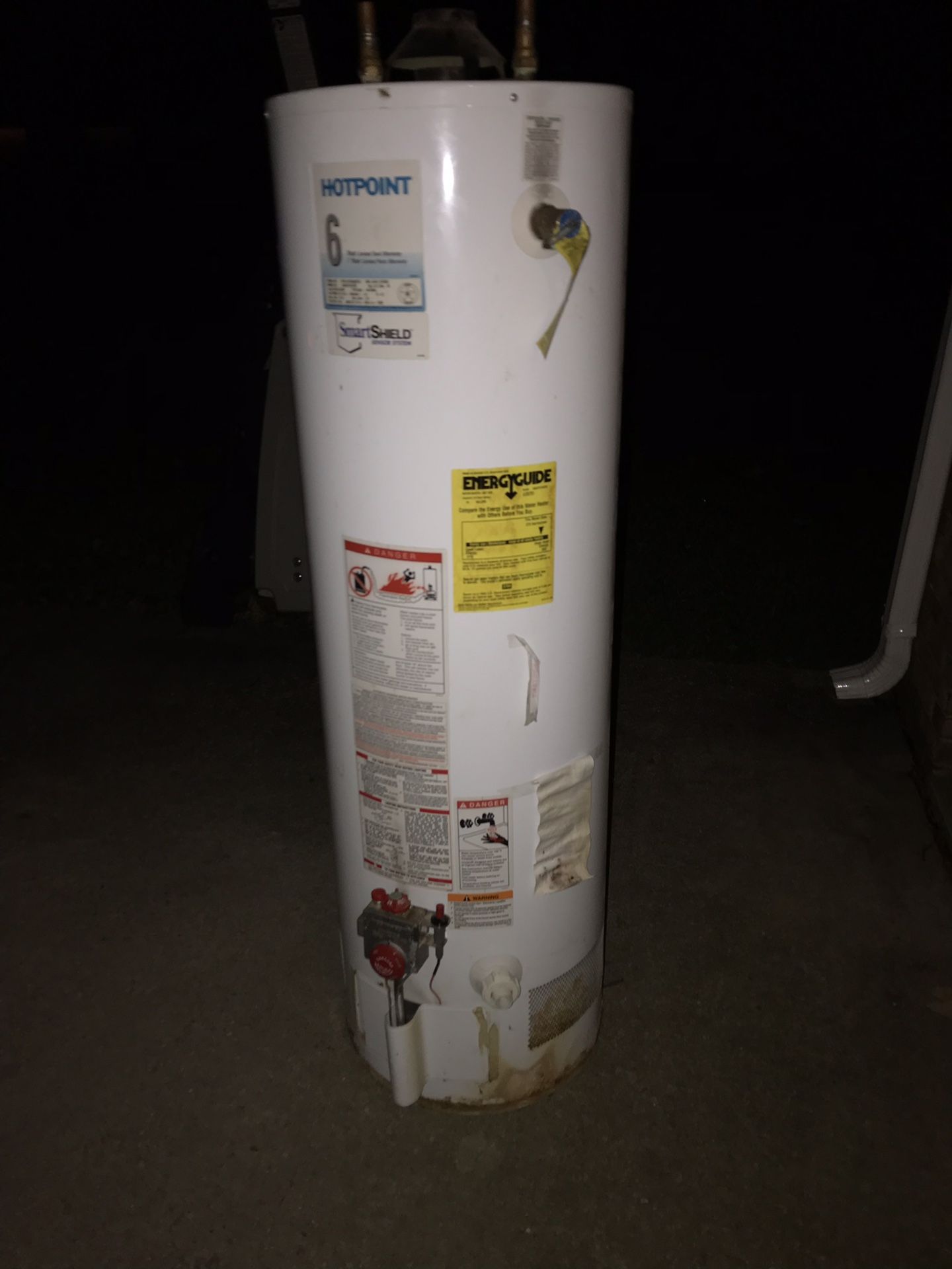 Used GE gas water heater