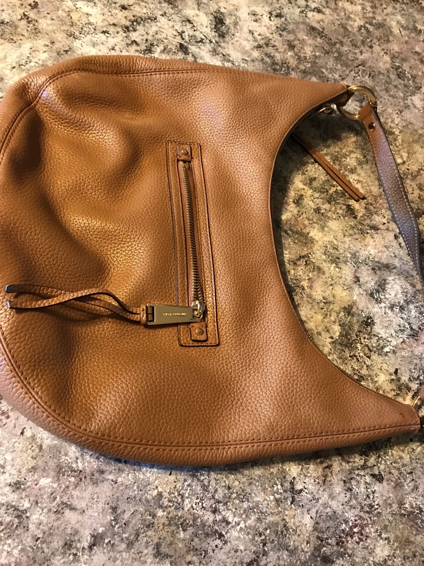 Authentic Michael Kors crossgrain leather purse