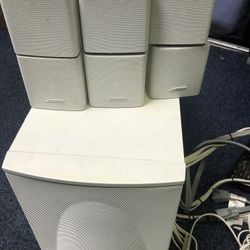 Bose Sub PS38 And Speakers, Wires