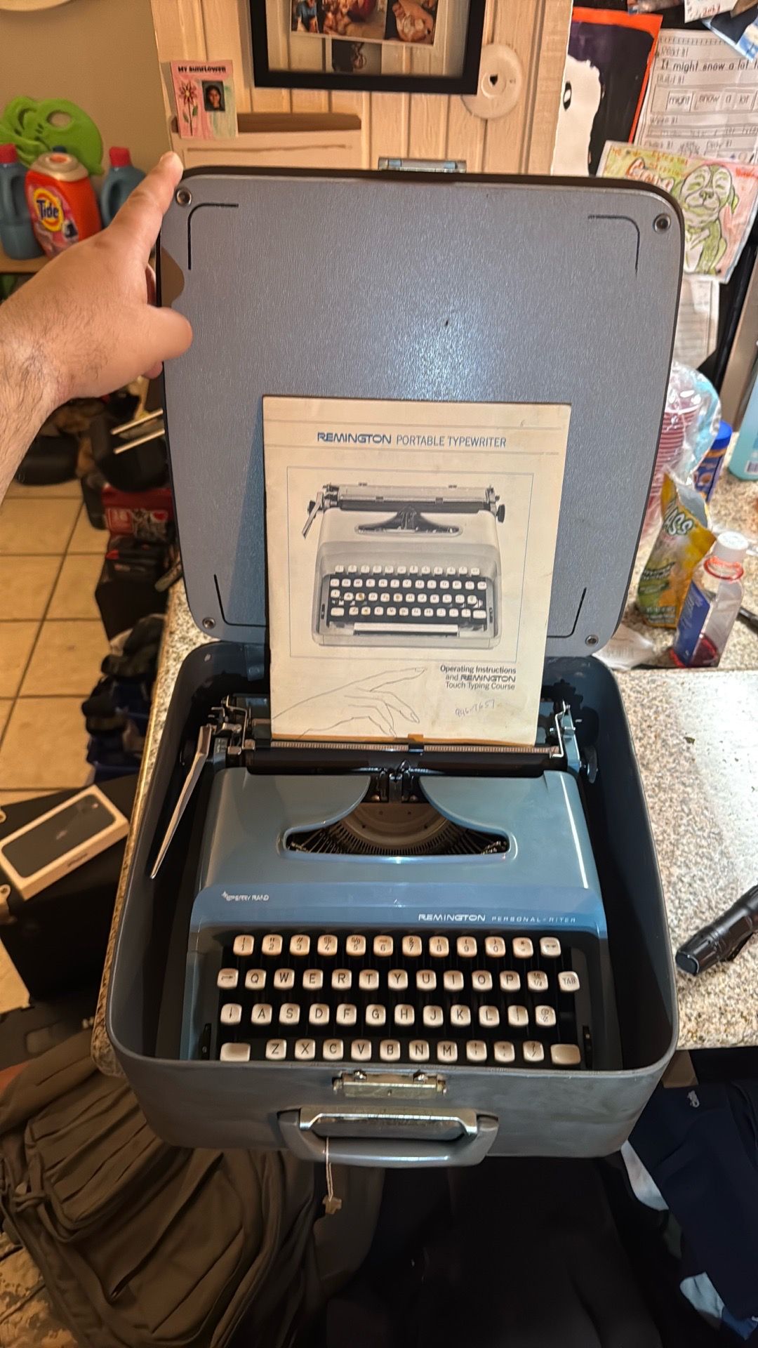 Remington portable typewriter vintage