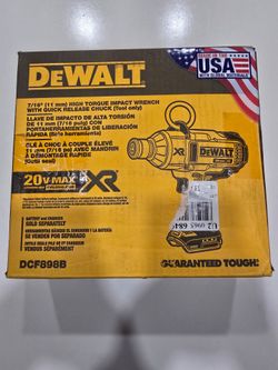 Dewalt 20v XR 7/16 High Torque Impact Wrench With Quick Release Chuck (Tool-Only)