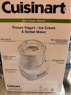 Cuisinart ice cream Maker