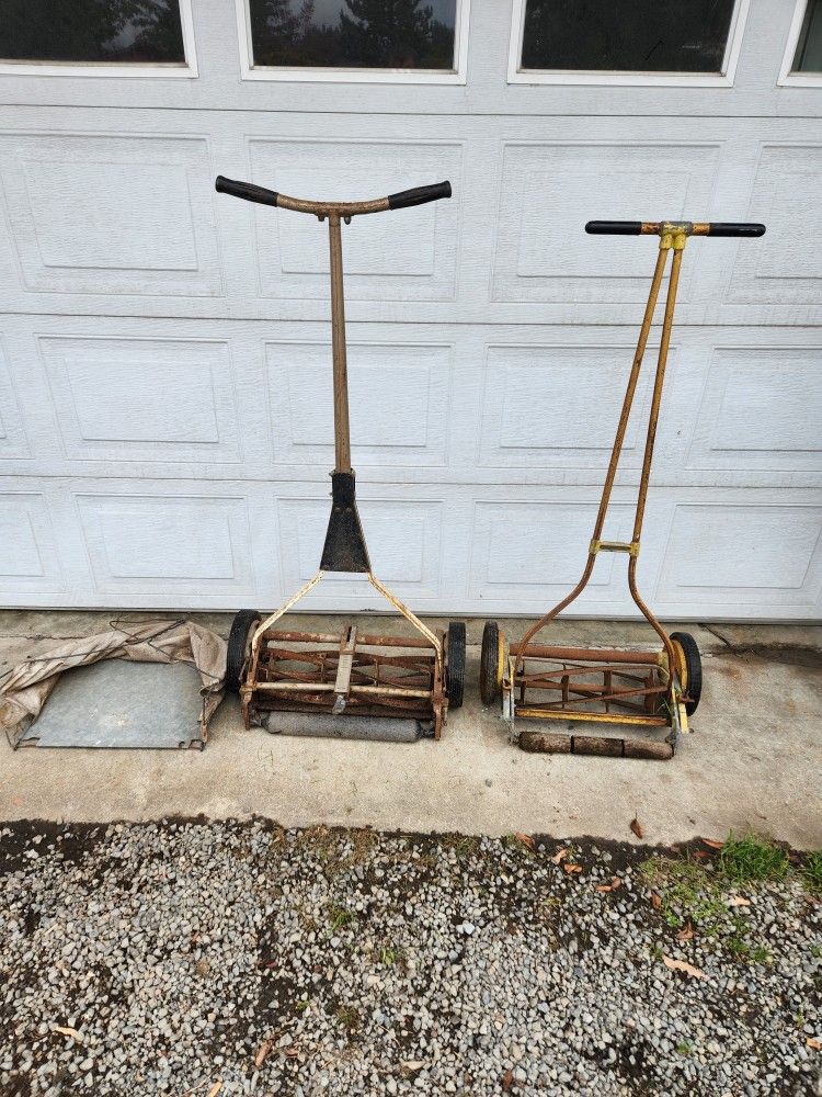Old Style Grass Cutters / Lawn Mowers