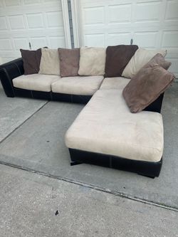 Large L-Shaped Sectional Sofa w/ Chaise – Comfortable – OBO