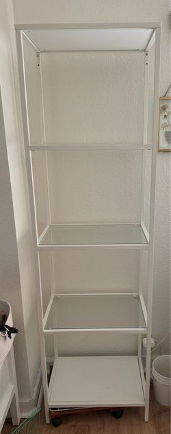 Vittsjo ikea glass shelf white