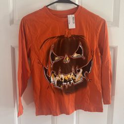 NWT Jack O’Lantern long sleeve tee - size 7/8 