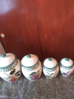 Cornucopia Raymond Waites 4 Piece Canister Set