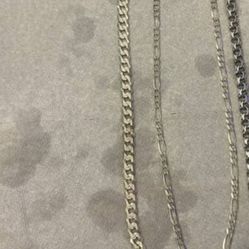 Silver Chain & Bracelet 