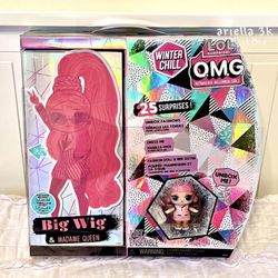 LOL Surprise! OMG Winter Chill Big Wig & Madame Queen Fashion Doll 25 Surprises 