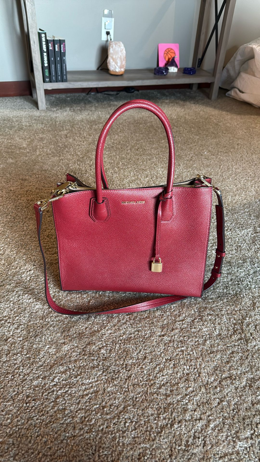 Red Michael Kors Purse