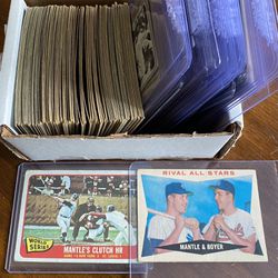 VINTAGE  BASEBALL CARDS! 2 Mickey Mantles, 2 Willie Mays, Minnie Minoso, Sandy Koufax and More!