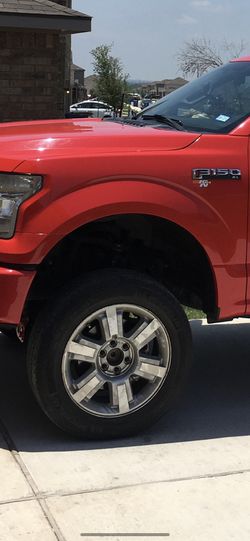 Ford F-150 4 rims and tires w/sensors