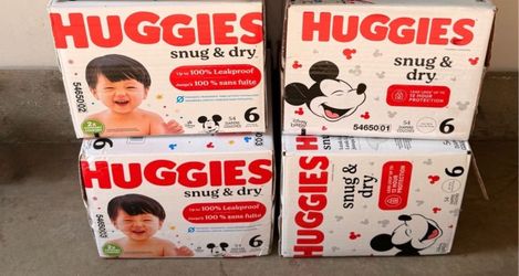Huggies size 6 (PLEASE READ THE DESCRIPTION