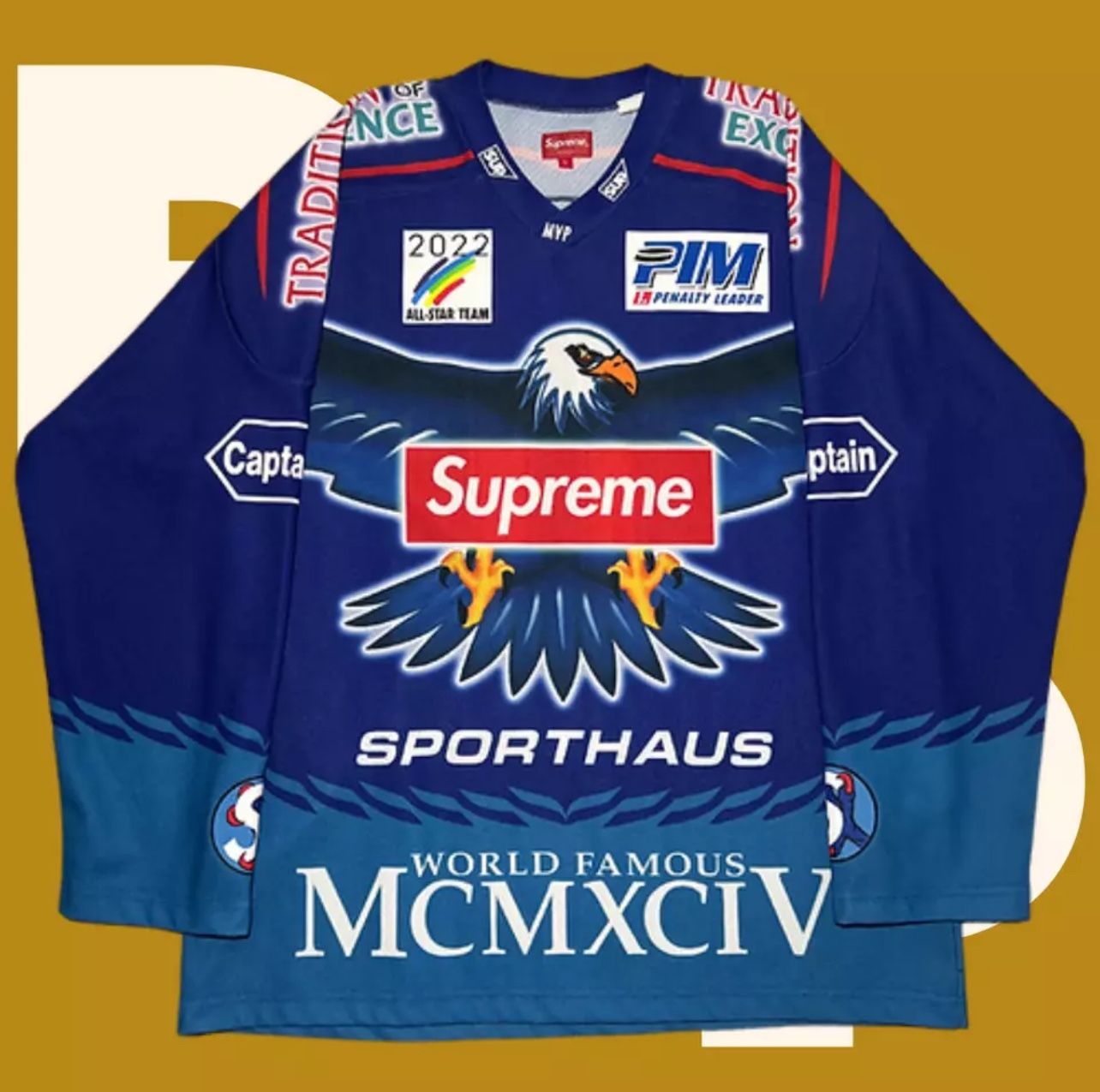 Supreme Eagle Moto Jersey (X-Large)