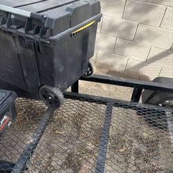 Dewalt Tool Box, With Wheels, Retactable Handle