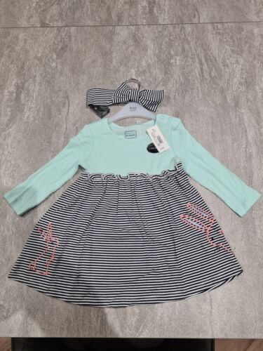 Girls Dress Blue zoo 9-12 Months BNWT 2 piece
