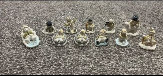 11 Holiday Russ Collectible Figurines