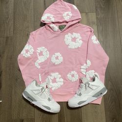 Pink Denim Tears Hoodie
