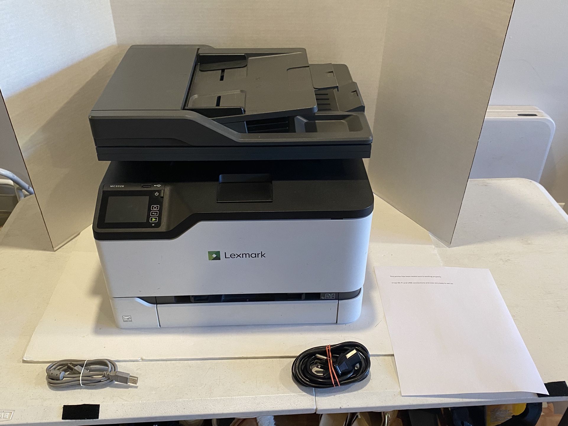 Lexmark MC3326 All In One Printer Tested And Working