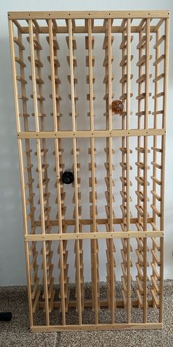 FREE- lovely wood wine rack