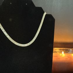 Baguette Tennis Chain
