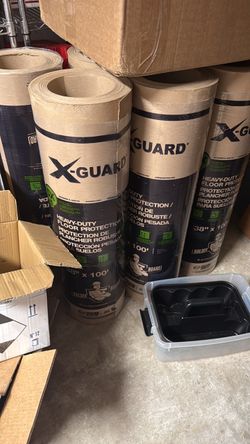 Builder Board 38 inch x 100 feet Heavy Duty Painting, Remodeling, Construction, Temporary Floor Protection (317 Sq. Ft.) - 46 RB 38-100