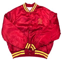 Rare Vintage Swingster NBA Atlanta Hawks Satin Bomber Jacket XL Red USA 90s 80s