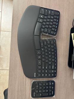 Microsoft Wireless Ergonomic Keyboard with Number Pad