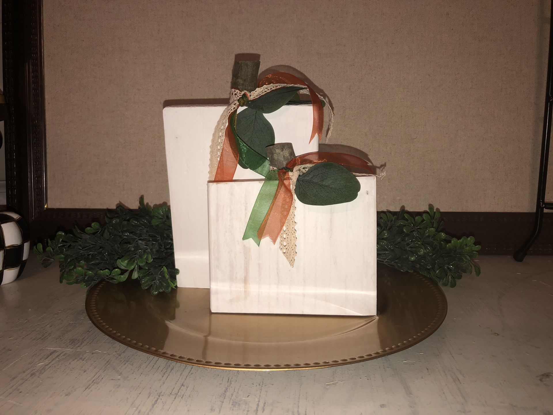 Pumpkin decor