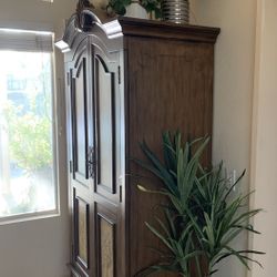 Armoire  ,  Living Room Or Bedroom Cabinet ,  storage shelving & 2 drawers