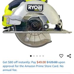 RYOBI ONE+ HP PBLCS300B 18V Brushless Cordless Circular Saw, 7-1/4 in. (Tool Only)

