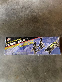 2 Ton Hydraulic Floor Jack W/ Jack Stands