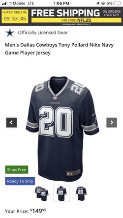 Official Dallas Cowboys Jersey XL