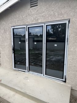 Accordion Style Aluminum Folding Doors - Clearance Sale!