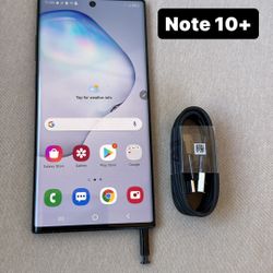 Samsung Note 10+ Plus. Like New And Unlocked! -No tax 