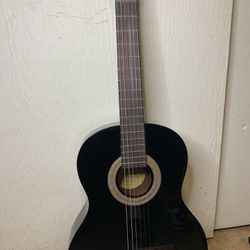 Lucero Black Guitar 