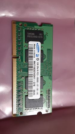 Samsung ram 1 gb 2Rx16 PC3-8500S-07-00-A0