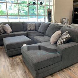 Tracling Slate RAF or LAF Sectional / couch /Living room set