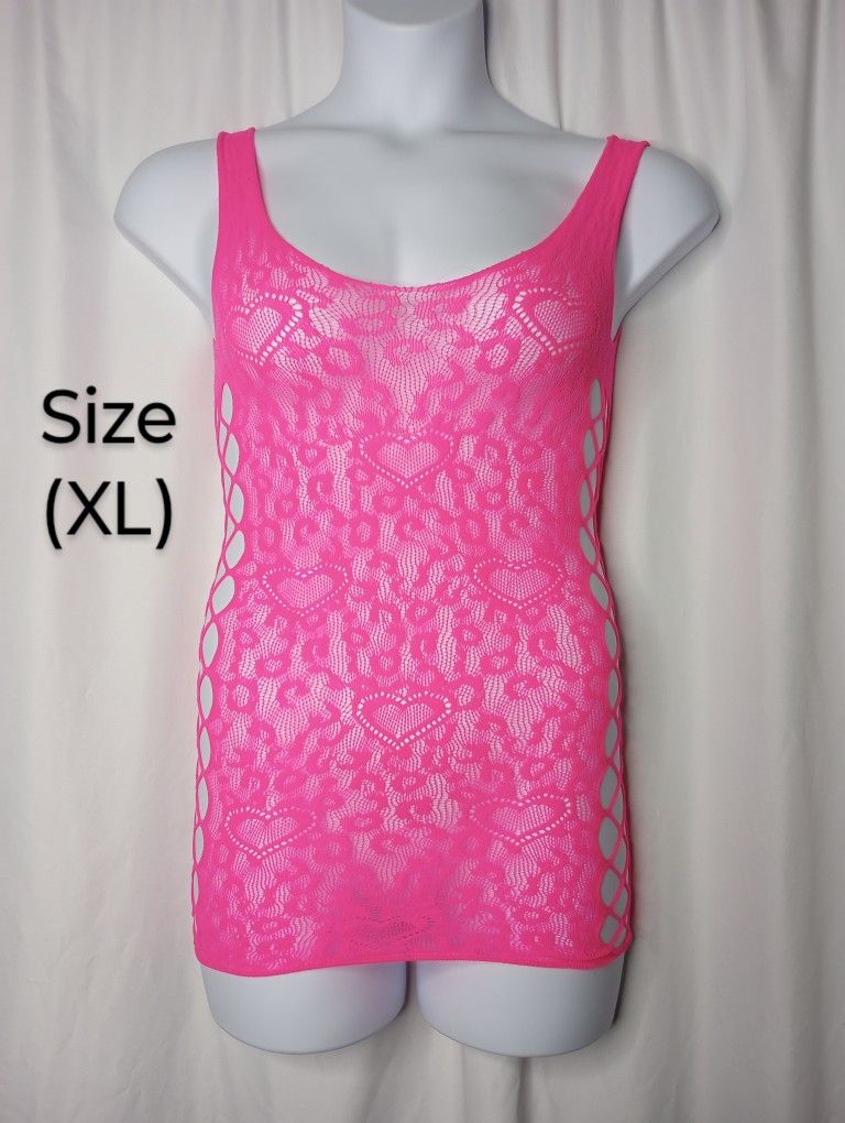 Seamless Fishnet Cut Out Dresses Plus Size (XL) $5/Each