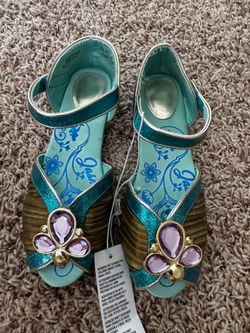 Disney Jasmine Costume Shoes for Kids – Aladdin size 2/3