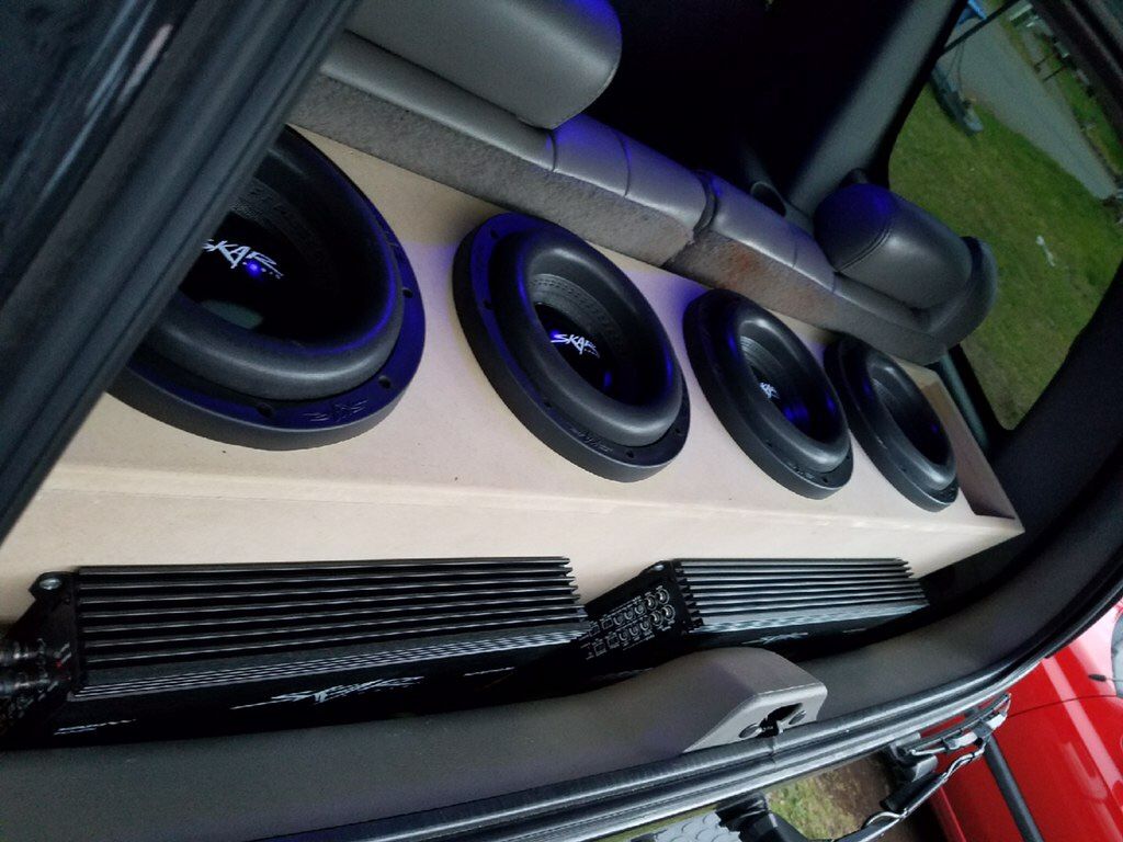 Custom Sub Box 3rd Row Tahoe Yukon Escalade Subwoofer Enclosure