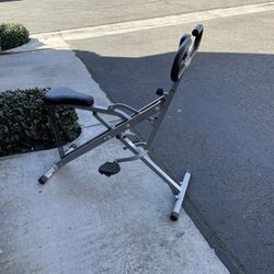 Upright Row-N-Ride Rowing Exercise Machine