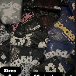 Sp5der/Denim hoodies