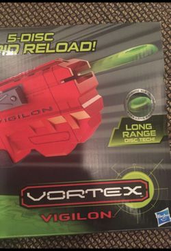 NEW Nerf vortex 5-disc long range