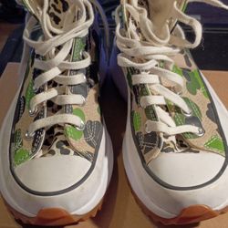 CONVERSE RUN STAR HIKE " ARCHIVE PRINT" WOMENS SHOES