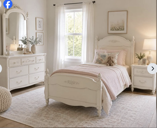 Young America Set-Twin Bed, Night Stand & Dresser/Mirror